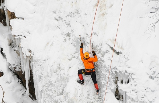Parc de la Gorge de Coaticook - Escalade sur glace